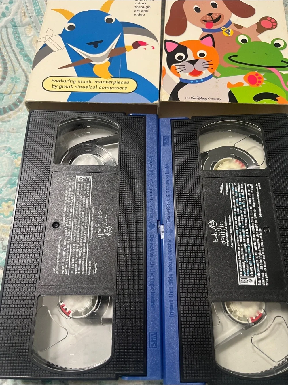 Baby Einstein Baby Van Gogh vhs tapes learning movies